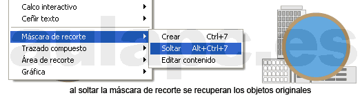Minero acero quemado sobre la máscara de recorte de Illustrator